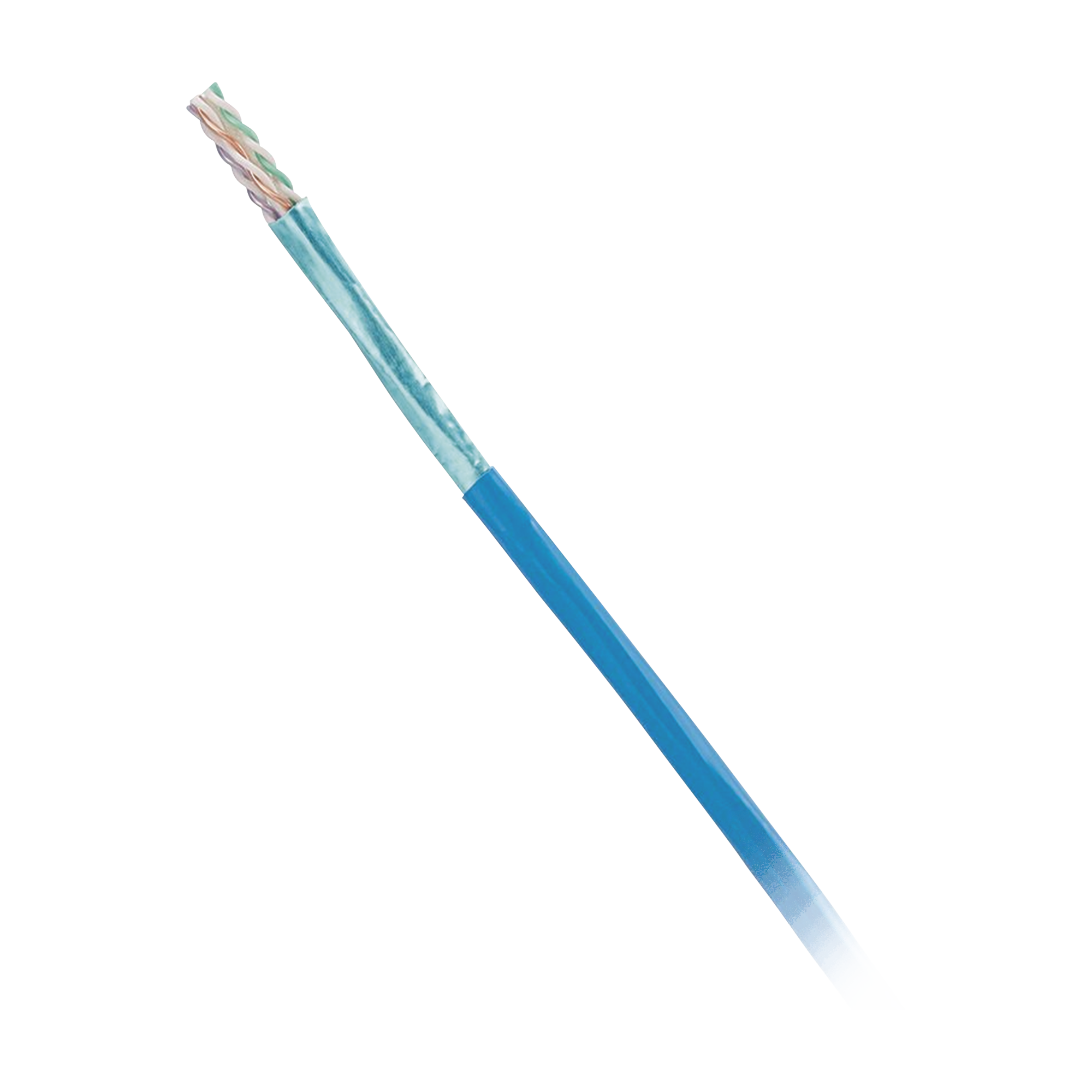 Bobina de Cable Blindado F/UTP de 4 Pares, Cat6, LSZH (Libre de Gases Tóxicos), Color Azul, 305m Bobina de Cable Blindado F/UTP de 4 Pares, Cat6, LSZH (Libre de Gases Tóxicos), Color Azul, 305m